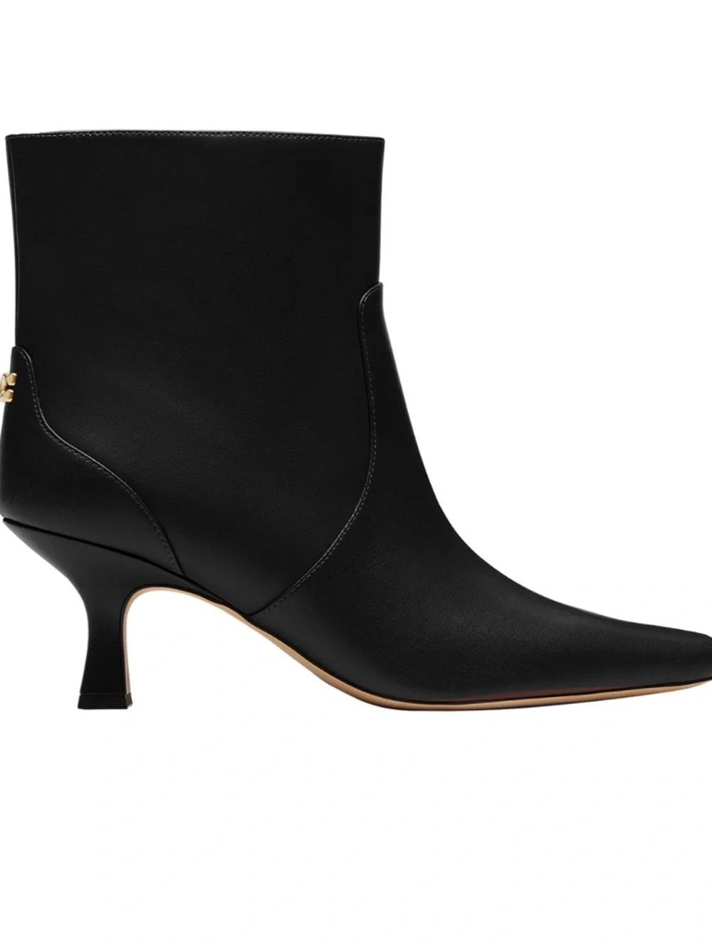 Coach Women's Sculpted C Kitten Heel Booties